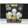 Image 1 : New 3 pack of LED Dimmable Lightbulbs - 1600 lumens- 100 watt replacement