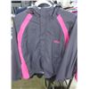 Image 1 : New Coleman Women's Rain Jacket with Hood / size S - M
