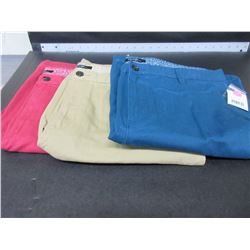 3 New pairs of Women's casual Shorts size 36