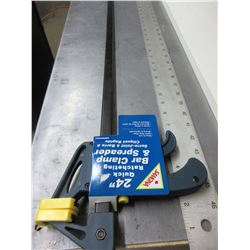 New 24 inch Quick ratcheting Bar Clamp & Spreader