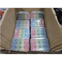 8 packs of Sidewalk Chalk / 12 jumbo chalk per pack / assorted colors