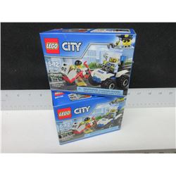 2 LEGO City ATV Police sets