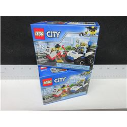 2 LEGO City ATV Police sets