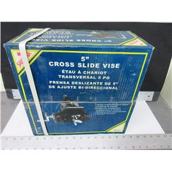 New 5" Cross Slide Vise