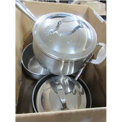 4 used Lagostina Pots