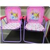 Image 1 : Disney Princess Folding Chairs & Table / no Umbrella / great chairs for camping