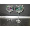 Image 2 : Hand Painted Wine Glasses