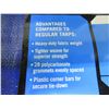 Image 2 : 12ft x 16ft Heavy Duty Reversable Tarp / silver- blue / these are not cheap tarps