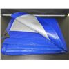 Image 1 : 12ft x 16ft Heavy Duty Reversable Tarp / silver- blue / these are not cheap tarps