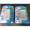 Image 1 : 2 Small Appliance Surge Protector / 6 outlets each