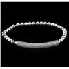 Image 1 : 1.27 ctw Diamond Bracelet - 14KT White Gold