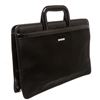 Image 2 : Gucci Black Nylon Patent Leather Trim Dual Handle Briefcase