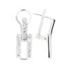 Image 2 : 0.70 ctw Diamond Earrings - 14KT White Gold