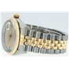 Image 3 : Rolex Mens 2 Tone 14K Champagne Tapestry Index 36MM Datejust Wristwatch