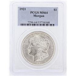 1921 PCGS MS64 Morgan Silver Dollar