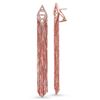Image 1 : 14K Rose Gold 0.63CTW Diamond Earrings, (SI1/F-G)