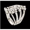 Image 4 : 1.40 ctw Diamond Ring - 14KT White Gold