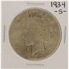 Image 1 : 1934-S $1 Peace Silver Dollar Coin