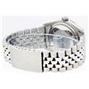 Image 7 : Rolex Mens Stainless Steel Slate Black Diamond & Sapphire Datejust Wristwatch