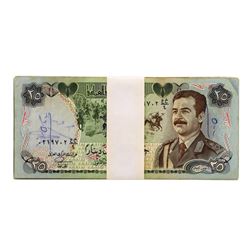 Lot of (25) Iraqi 25 Dinars Saddam Hussein Notes