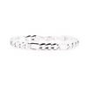 Image 1 : Figaro Link Men's Bracelet - 14KT White Gold