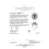 Image 5 : 10.39 ctw Blue Zircon And Diamond Ring - 14KT White Gold