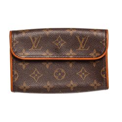 Louis Vuitton Monogram Canvas Leather Florentine Pochette Bag