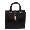 Image 1 : Gucci Black Satin Jackie Mini Tote Handbag