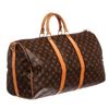 Image 9 : Louis Vuitton Monogram Canvas Leather Keepall 50 cm Bandouliere Duffle Bag