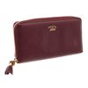 Image 1 : Gucci Burgundy Leather Zippy Wallet