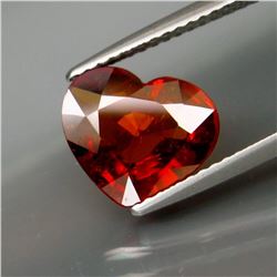 Natural Imperial Spessartite Garnet Heart 2.66 Ct