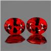 Image 1 : Natural Burma Ruby Pair 5x4 MM - VVS
