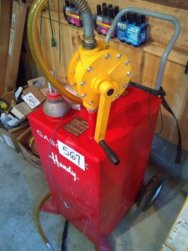 HANDY GAS CADDY/ LOOKS NEW .APPROX USD 1000.00 NEW