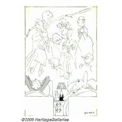 JOHN HELD JR. (1889-1958) Original Book Illustrat