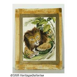 ANTON LOEB (20th Century ) Original Illustration 