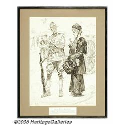 ORSON LOWELL (American 1871-1956) Getting Down to