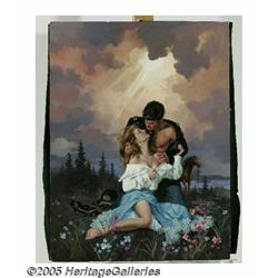 ROBERT MAGUIRE Original Paperback Cover Art. Harp