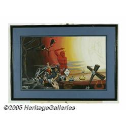 DAVE MANN (American 1940-2004) Original Illustrat