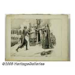 FORTUNIO MATANIA (Italian 1881-1968) Original Ill