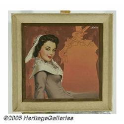 MERLIN (American 20th Century) Original Pin-Up Il