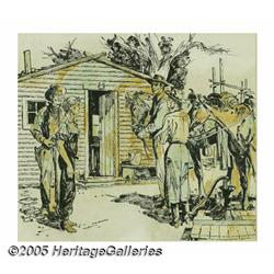 NEIL O'KEEFE (American b.1893) Original Illustrat