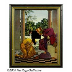 MAXFIELD PARRISH (American 1870-1966) Lady Ursala