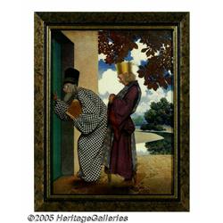 MAXFIELD PARRISH (1870-1966) The King and the Cha