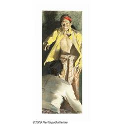 MARTHA SAWYERS (American 1902-1988) Nepalese Man,