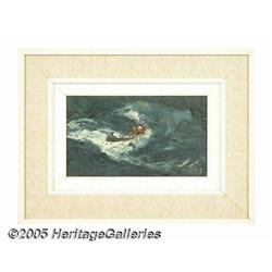 HAROLD VON SCHMIDT (American 1893-1982) Tugboat A