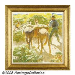 HAROLD VON SCHMIDT (1893-1982) The Ghost Lode Or 