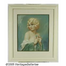 ALBERTO VARGAS (American 1896-1982) Original Pin-