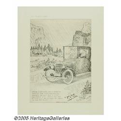 HAROLD T. WEBSTER (American 1885-1953) Cartoon Il