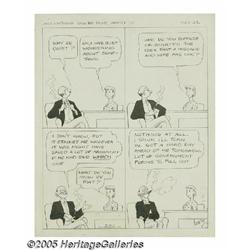 HAROLD T. WEBSTER (American 1885-1953) Cartoon Il