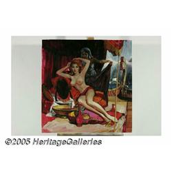 REN WICKS (American 1911-1998) Original Pin-Up Il